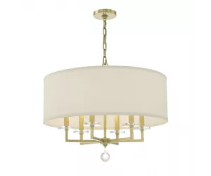 Люстра Paxton 6 Light латунная