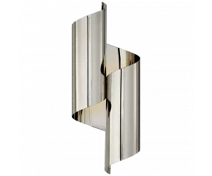 Бра Iva Wrapped среднее Polished Nickel