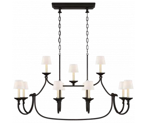 Люстра Flemish Large Linear Pendant CHC 5495AI-L