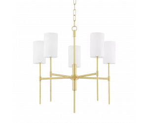 Люстра OLIVIA 5 LIGHT состаренная латунь