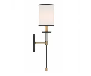 Бра HATFIELD 1 LIGHT WALL MOUNT - BLACK FORGED / V