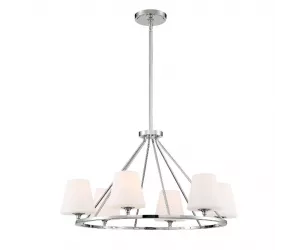 Люстра Keenan 6 Light никелевая