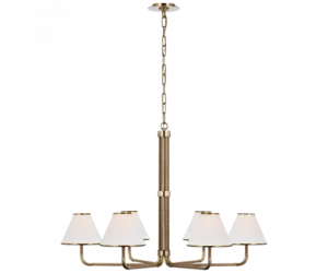 Люстра Rigby (Soft Brass and Natural Oak)
