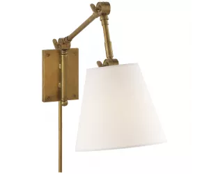 Бра Graves Pivoting Sconce in Hand-Rubbed Antique Brass SK 2115HAB-L