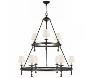 Люстра Classic Two-Tier Ring Chandelier SL 5813BZ-L