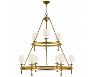 Люстра Classic Two-Tier Ring Chandelier 9L
