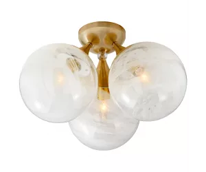 Потолочный светильник Cristol Large Triple Flush Mount