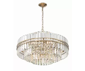 Люстра Hayes 16 Light Chandelier Aged Brass