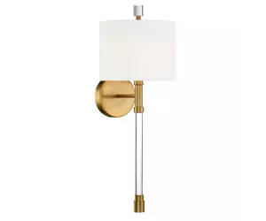 Бра Rachel 1 Light Vibrant Gold  Wall Sconce