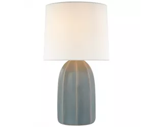 Настольная лампа Мелани Лардж Скай Грей (Melanie Large Sky Grey)