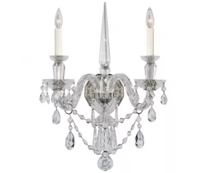Бра Даниэла Медиум Ту-Лайт Сконс (Daniela Medium Two-Light Sconce), прозрачное стекло
